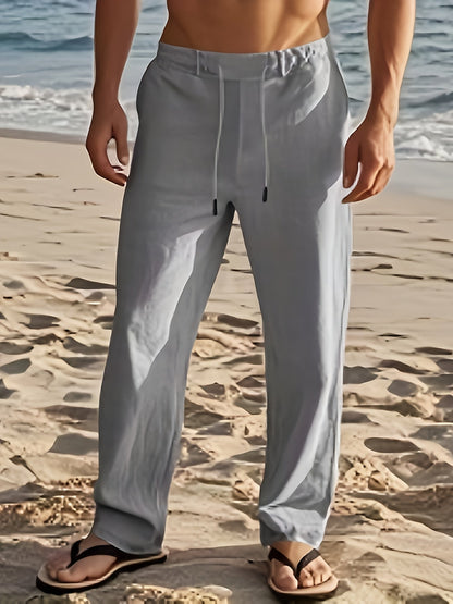 Pantaloni Di Lino Da Uomo