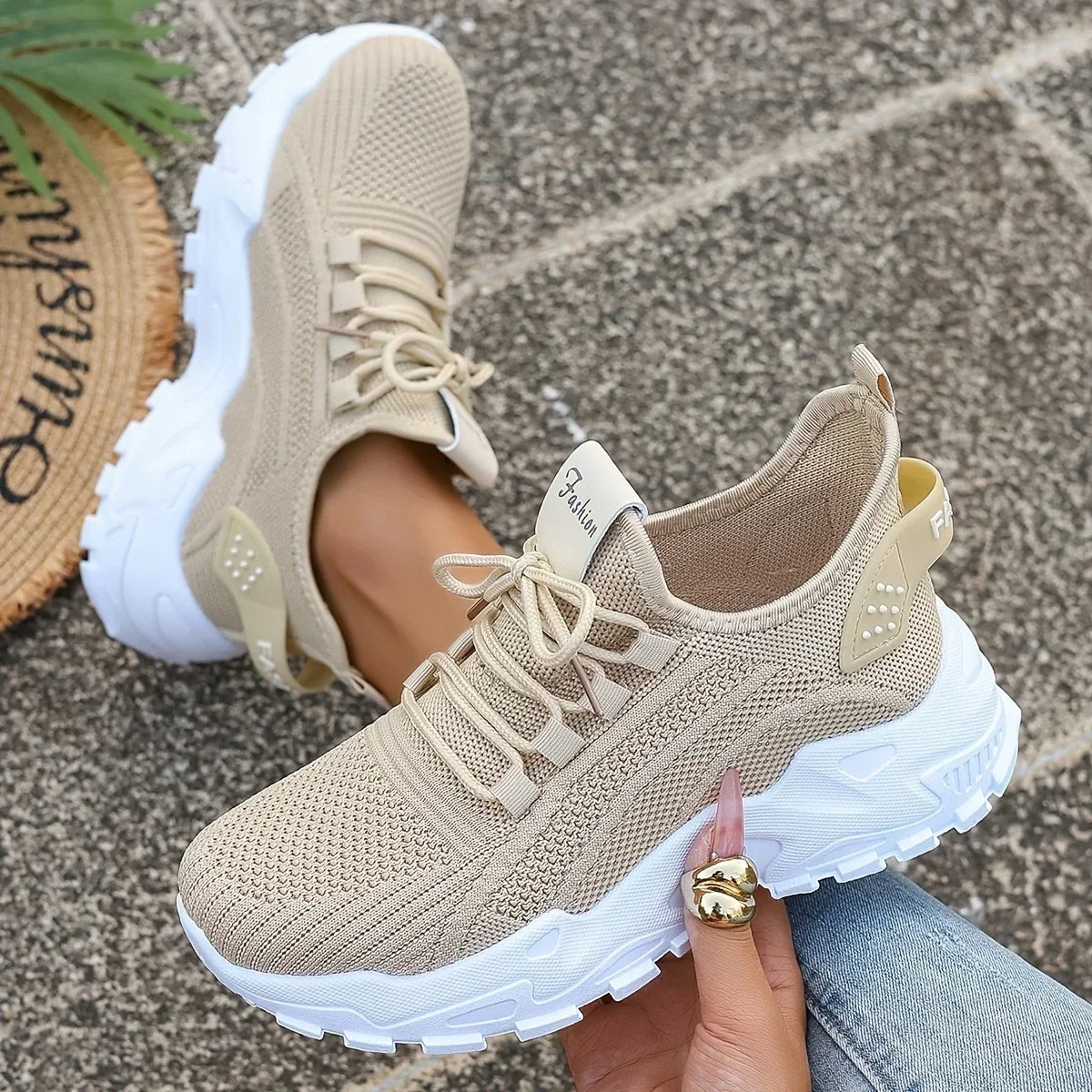 ANNIE™ WOMEN'S BREATHABLE KNIT SNEAKERS