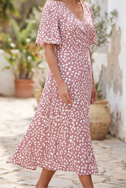 Romy | Abito midi copri-pancia
