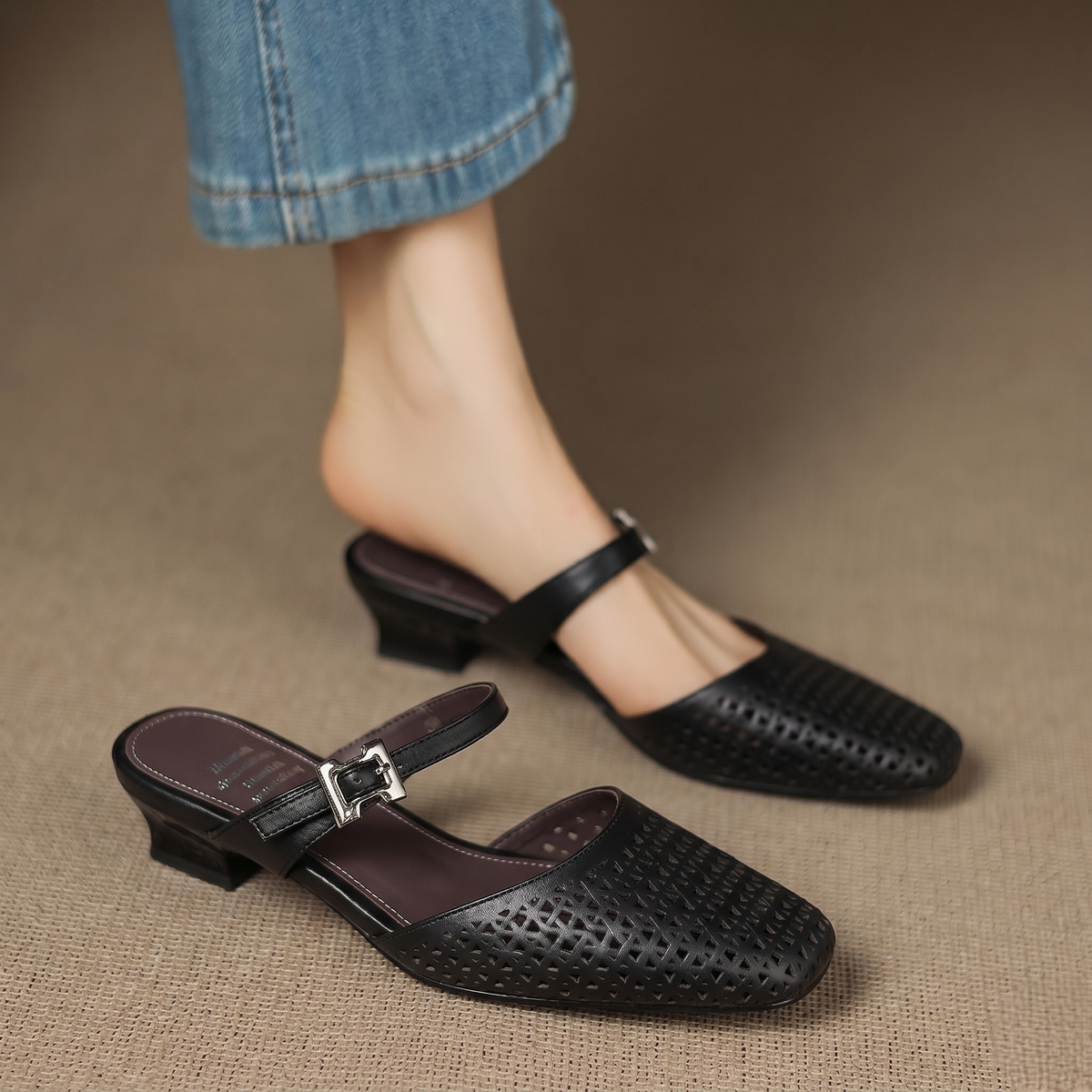 Nilda |  Leather Mules
