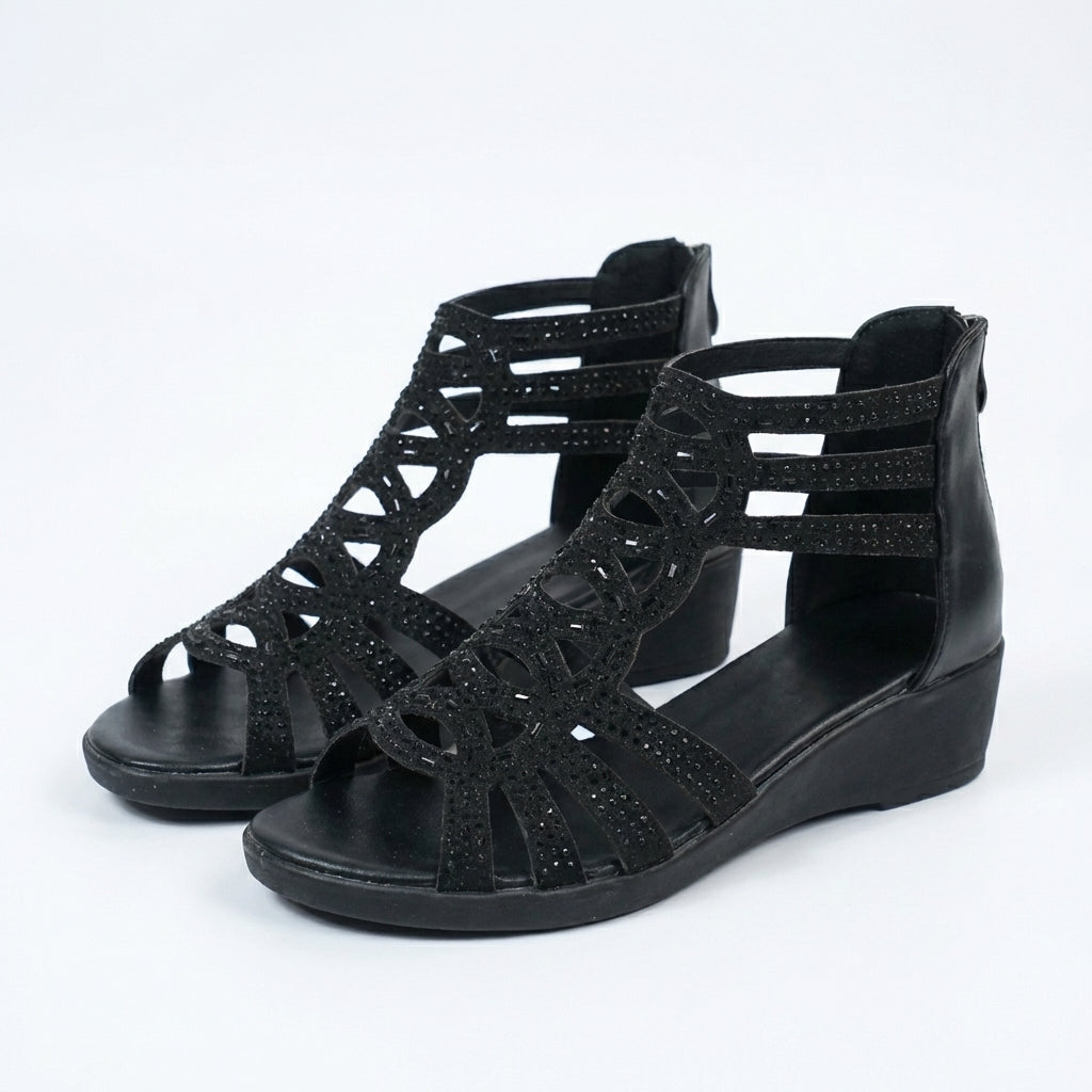 SANDALI CON ZEPPE CHIC DA DONNA