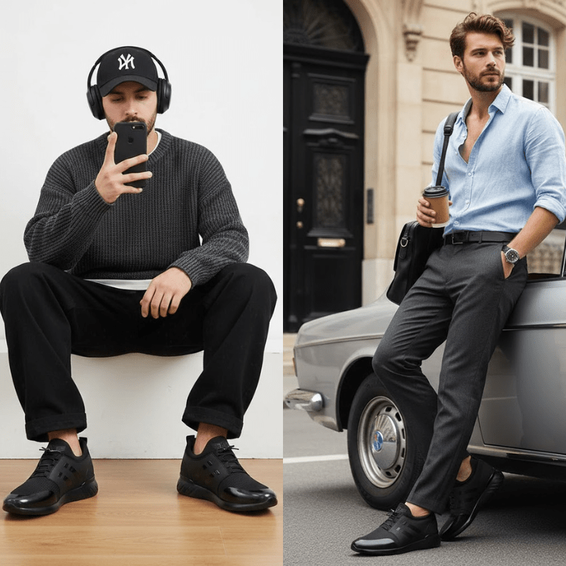 SNEAKER DA UOMO IN PELLE VEGANA