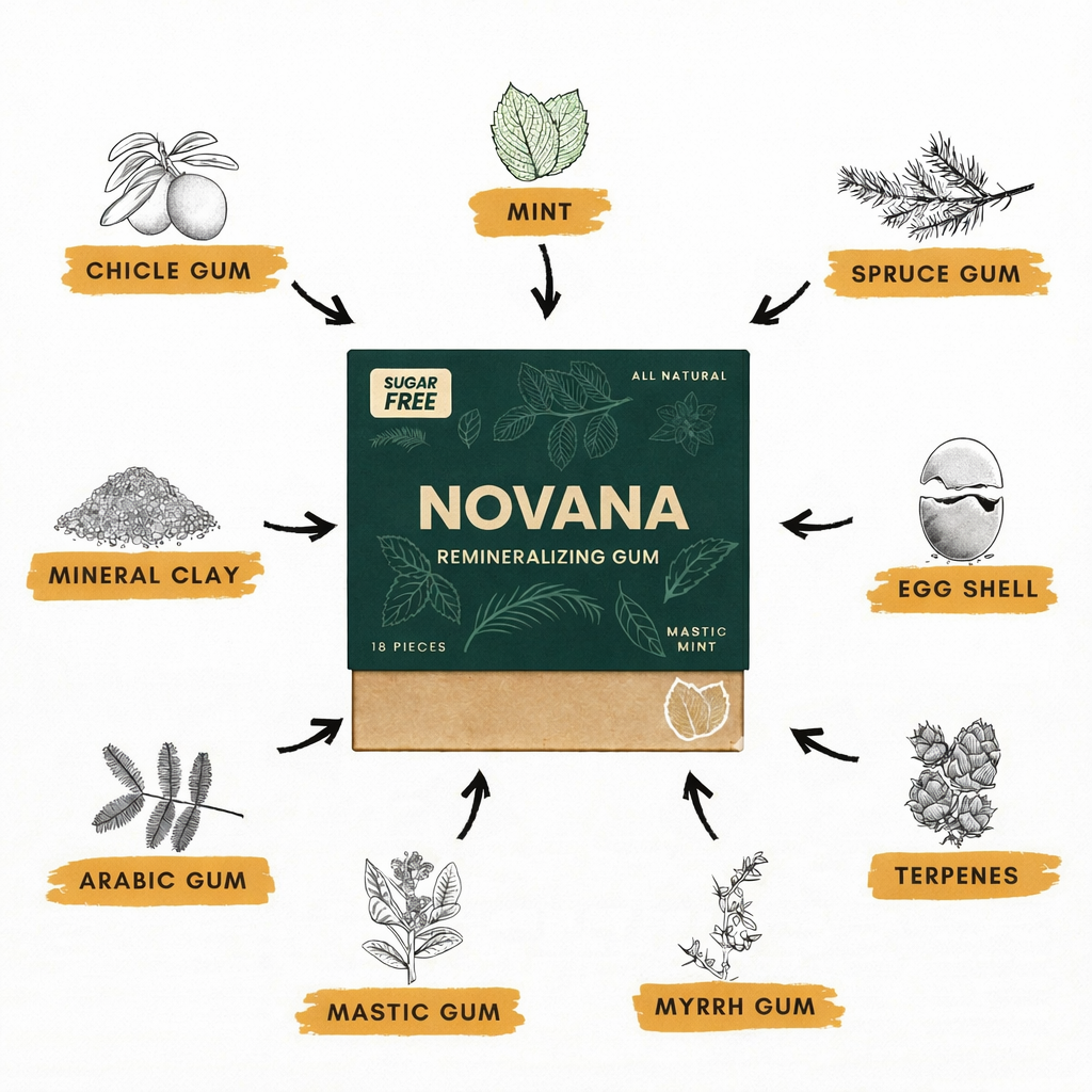 All Natural Remineralizing Gum