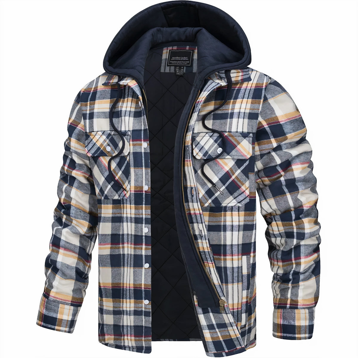 Kevin | Checked jacket with zipper