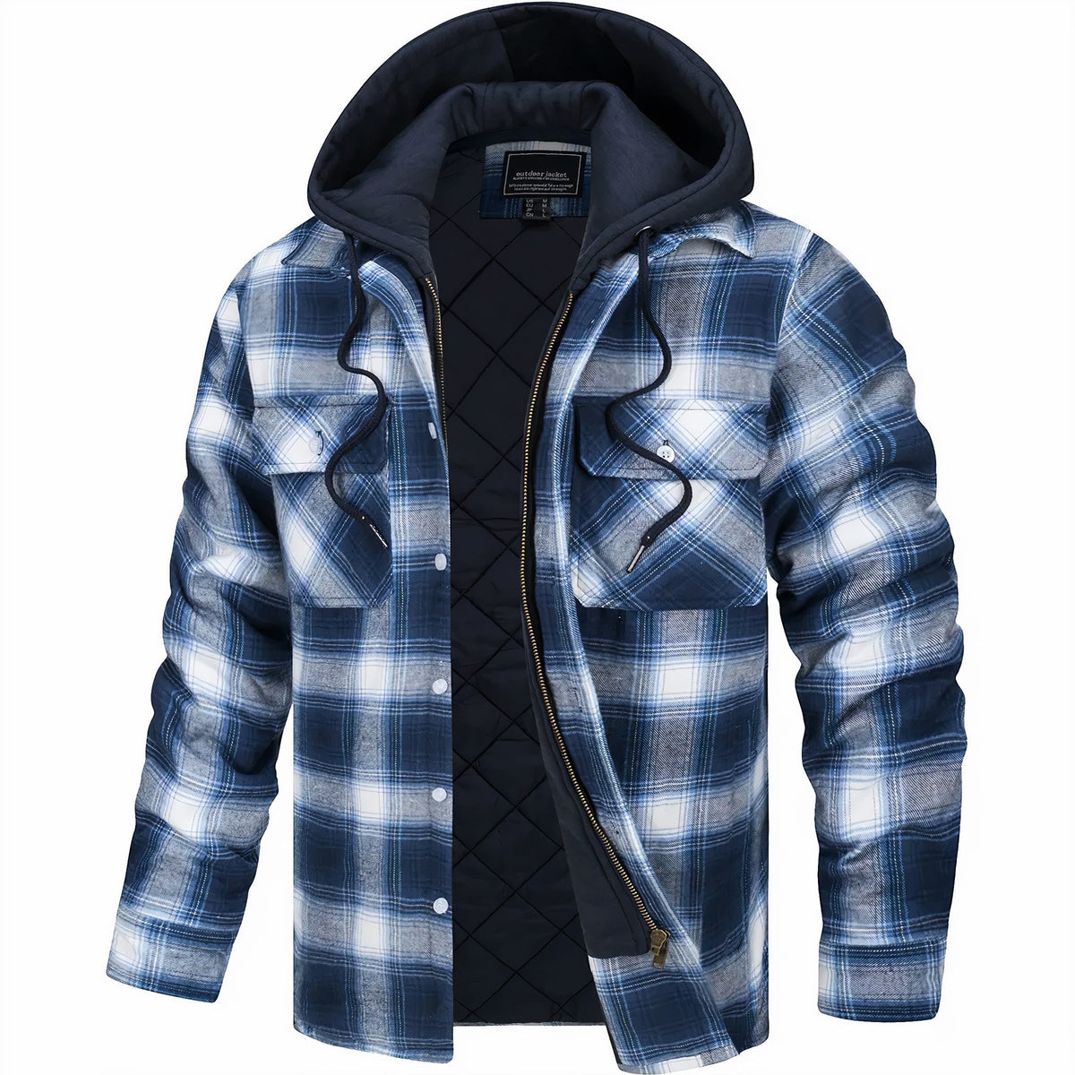 Kevin | Checked jacket with zipper