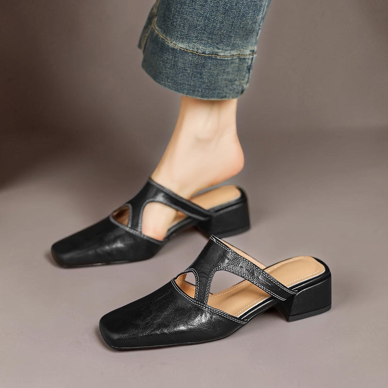 Dessa |  Leather Mules