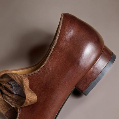 Sophie leather ballerinas with bow