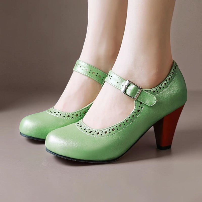 Scarpe Mary Jane con tacco regolabile Margot