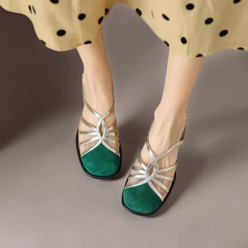 Manon sandals with adjustable buckle