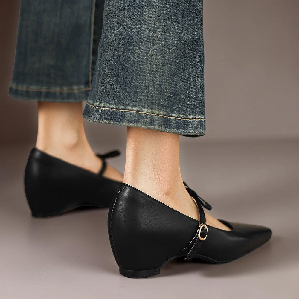 Eleganti scarpe Mary Jane con fiocco Chloé