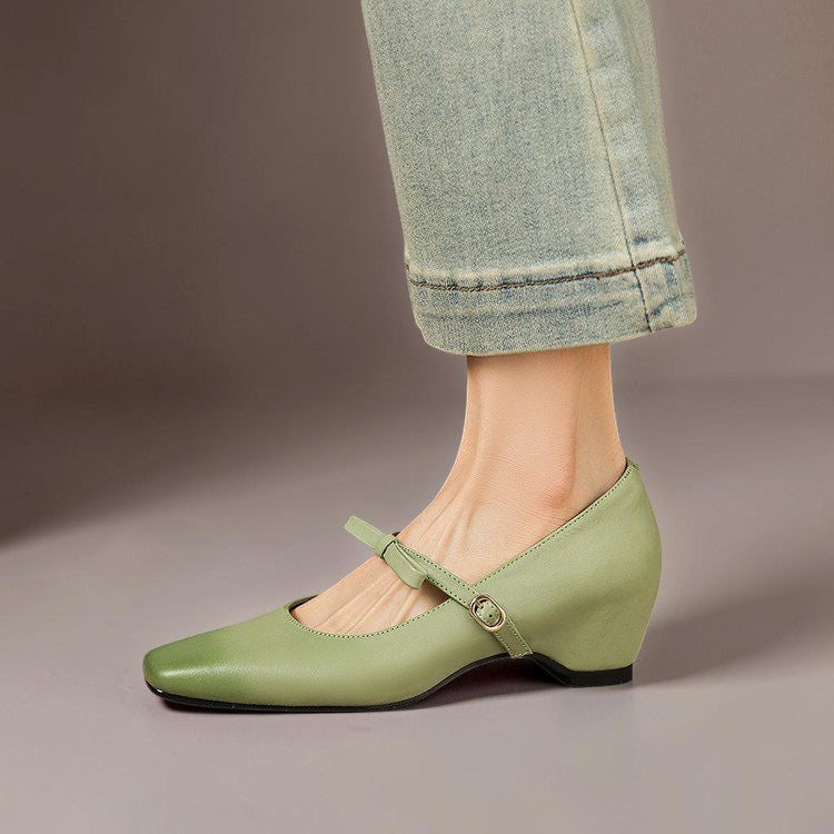 Eleganti scarpe Mary Jane con fiocco Chloé