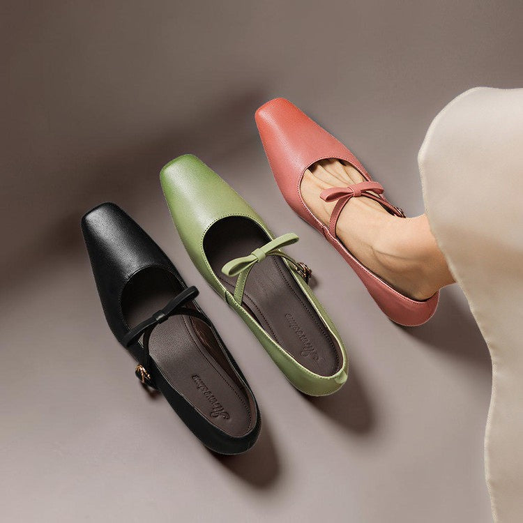 Eleganti scarpe Mary Jane con fiocco Chloé