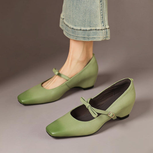 Eleganti scarpe Mary Jane con fiocco Chloé