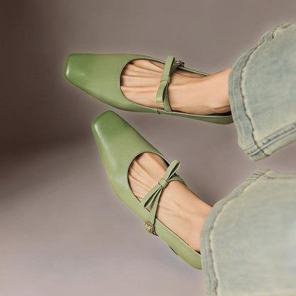Eleganti scarpe Mary Jane con fiocco Chloé