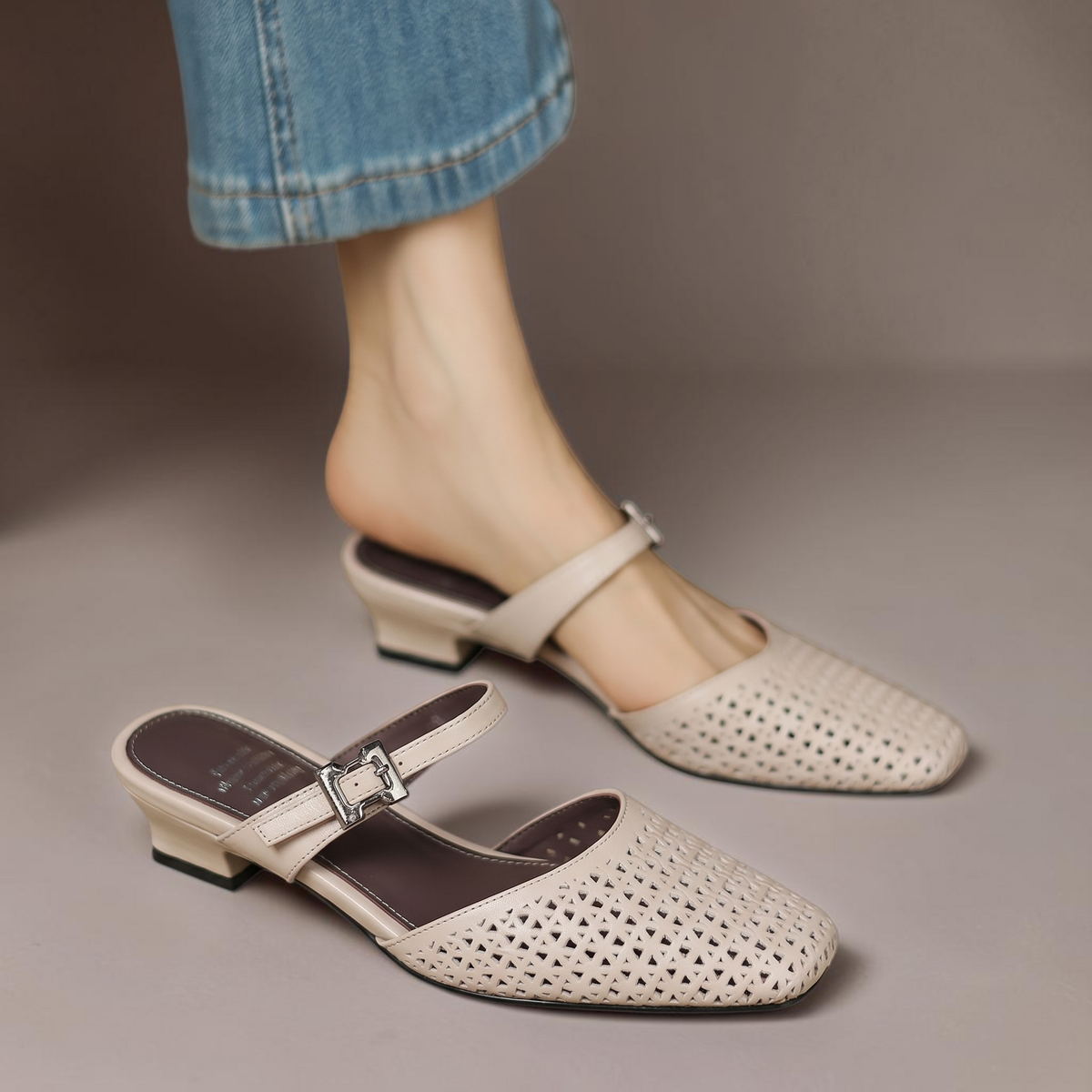 Nilda |  Leather Mules