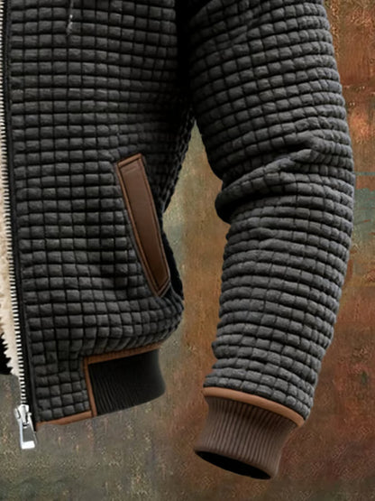 Giacca con zip e cappuccio